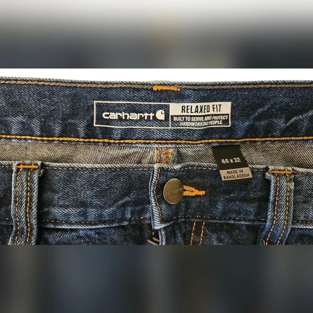 Carhartt Blue Relaxed Jeans - Sz 44 X 32